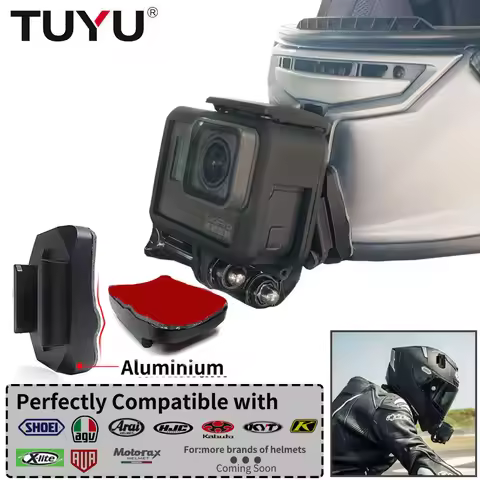 TUYU Aluminium custom motorcycle helmet chin with bracket for SHOEI AGV ARAI HJC KLIM Helmet for GoP