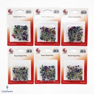 CSQUARE 100pcs Pearl Head Pins GK-DY090