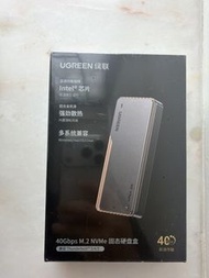 UGREEN 綠聯 40Gbps Thunderbolt M.2 NVMe SSD 外置盒