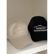 |H09 Cotton Linen Text Baseball Cap