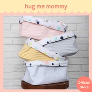 HUGMEMOMMY Diaper Fabric Basket Bag Large Capacity