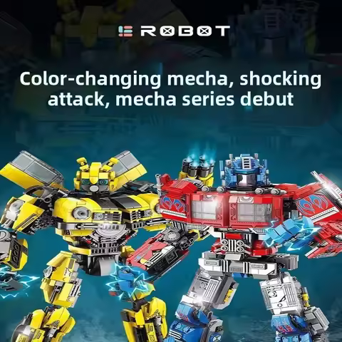 Compatible with Lego Bricks, Transformers, Bumblebee, Optimus Prime, Mecha, Autobots and Boys, Diffi