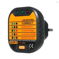 Socket Tester Portable Plug Outlet Circuit Tester Polarity Voltage Tester Socket Finder Electric Soc