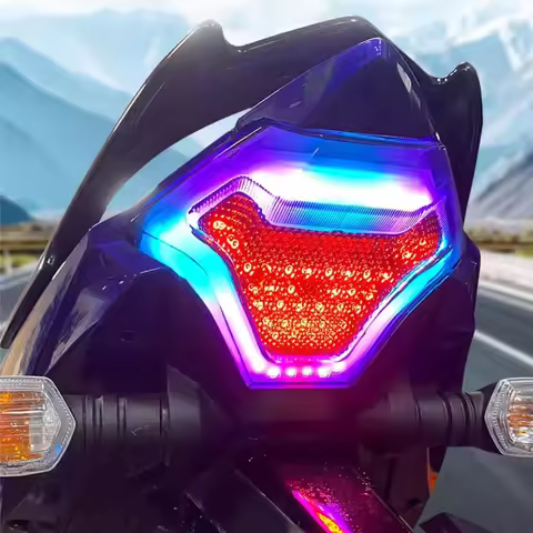 For Yamaha MT-07/25 R3 R25 Y15 V1 V2Motorcycle LED Tail Light Rear Brake Lamp Integrated Turn Signal