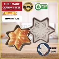 Chefmade Bread Mould Star Bakeware Loaf Pan Cake Mold/面包模具/Loyang Roti