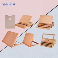 [Shamjina] Wood Desk Easel - Large Adjustable Desktop Table Easel Sketch Box Craft Workstation Beech