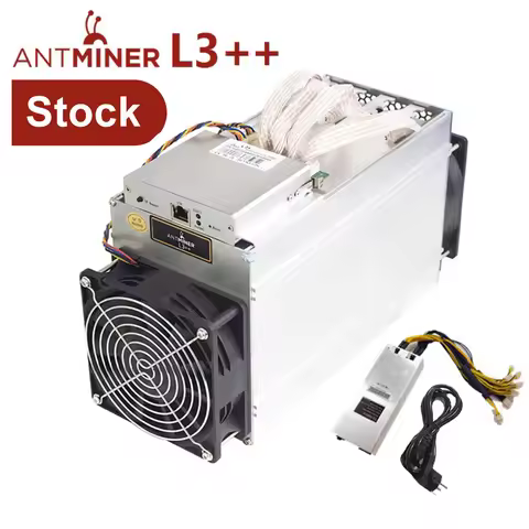 ANTMINER L3++( With power supply )Scrypt Litecoin Miner 580MH/s LTC Come with Doge Coin Mining Doge 