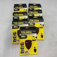 BOX (5 PCS) TRIANGLE SANDPAPER 40 Grit->240 Grit-Tolsen 77242-77243-77244-77245-77246-77247