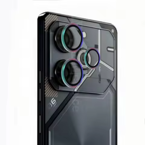 Rear Camera Protector Glass for Tecno Pova 6 Pro Metal Ring Camera Protectors for Tecno Pova6Pro Len