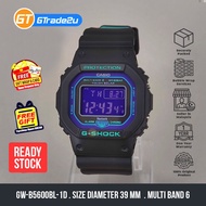 Original G Shock Men GW-B5600BL-1D GWB5600BL-1D Digital Petak Joker Watch Purple Black Resin Band watch for man