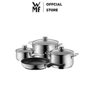 Wmf Diadem Plus 4 Piece Pan Set With 3 Monolithic Bottom For All Types Of Cookers