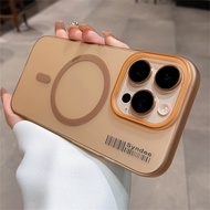 Translucent Matte Magnetic Phone Case For Samsung Galaxy A17 A07 A06 A05 A05S A15 A16 A24 A25 A26 A3