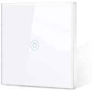 640) Innens Smart Light Switch, Neutral Wire Needed, 2.4Ghz Wi-Fi Touch Single Light Switch, 1 Gang 1 Way