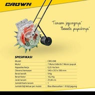 Alat Tanam Jagung dan Pemupuk Merek Crown 2 fungsi