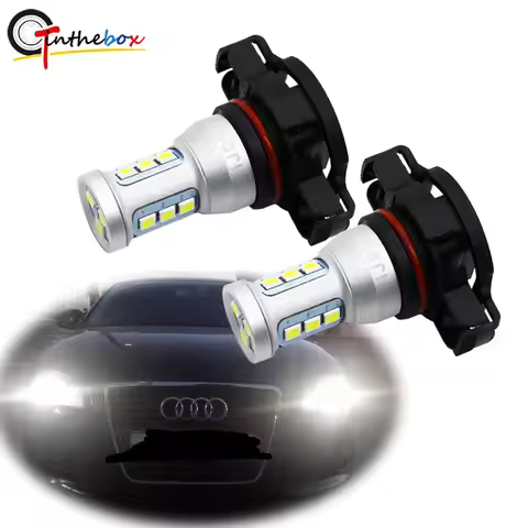 Gtinthebox CANBUS H16 5202 PS19W PSY24W 12-SMD LED Bulbs For 2008-up Audi A3 8P DRL Daytime Running 