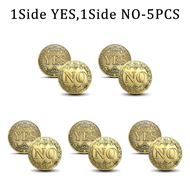 YES NO Decision Coins Magic Coin Collections Good Luck Vintage Antique Bronze Wish Lucky Coin US Coi