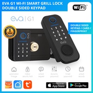 Eva G1 WiFi Smart Grill Door Lock Double Sided Unlock No Gateway Required works with Tuya Smart Life