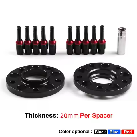 2PC 20mm 5x120mm Hubcentric Wheel Spacers 72.56mm Thread Pitch M12x1.5 with Lug Bolts For BMW E36 E8