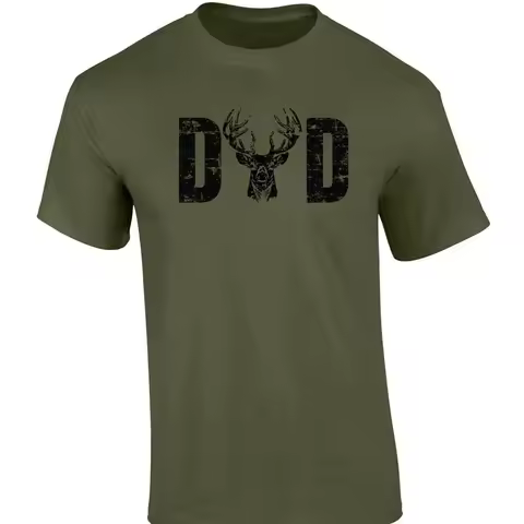 Mens Father's Day Dad Buck Deer Antler Cool Country T shirt