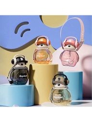 1pc, 650ml Large Capacity / 21.98 Oz, PC Material Leak-Proof And Durable, Cartoon Bear Headphone Pri