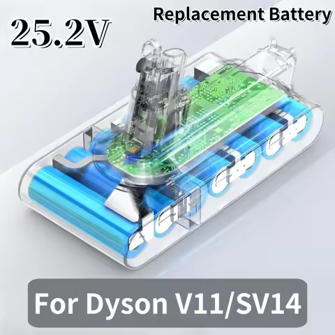 For Dyson V11 Battery 25.2V 6000mAh SV14 Lithium Li-ion Vacuum Cleaner Rechargeable Battery Absolute