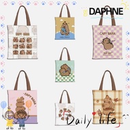 DAPHNE Capybara Bag, Wear-resistant Large Capacity Tote Bag, Canvas Handbag