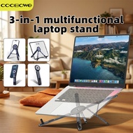 COOBOWE Laptop Stand Aluminum Laptop Holder Lifted & Foldable Anti-Slip with 8 Adjustable Angles