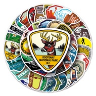 50Pcs/Set ❉ National Park Series 02 Mountains & Lakes Stickers ❉ Outdoor Adventure DIY Fashion Water