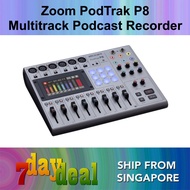 Zoom PodTrak P8 Portable Multitrack Podcast Recorder