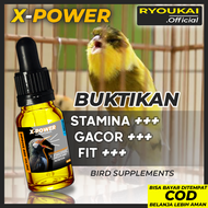 [X-POWER] VITAMIN BURUNG KICAU TERBAIK PENGGACOR BURUNG DOPING BURUNG SUPLEMEN BURUNG KICAU OBAT BURUG KICAU COCOK UNTUK SEGALA JENIS BURUNG KICAU KACER MURAI BATU JALAK SUREN PLECI KOLIBRI KENARI CIBLEK  LOVEBIRD CUCAK IJO BRANJANGAN PERKUTUT ANIS BEO