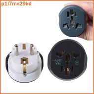 p1l7mv29kd 16A Universal EU Travel Adapter Euro Converter UK US AU to EU AC Socket Plug ph