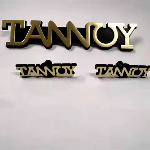 Make All Kinds Plastic TANNOY Trademark Brand Signage Sign LOGO Nameplate For Audio Amplifier Speake