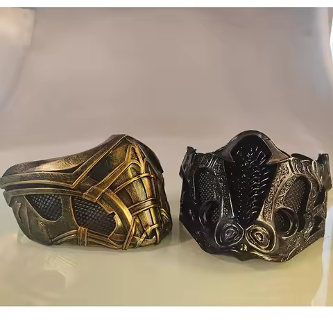 Anime Sub-Zero Cosplay Mask Game Scorpion And Bi-Han Noob Saibot Role Play Facepiece Halloween Carni