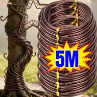 4-1Pc 5M/Roll Bonsai Wire Plant Support - Flower Vine Fixing Support Line - Garden Supplies - 3-0.8m