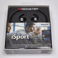 原裝 MONSTER 魔聲 iSport Spirit 磁吸式掛脛 耳機 In-Ear Wireless Sports Headphones 八小時音樂 智能一拖二 支持配對兩部裝置