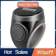 Digital Electronic Finger Ring Tally Counter Finger Ring Counter Adjustable Black