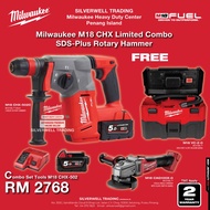 Milwaukee M18 CHX-502 FUEL™ 26mm SDS-Plus Hammer (Free M18 Grinder *M18 CAG100X-0* &amp; M18 Wet and Dry Vaccum *M18 VC2-0*)