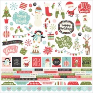 Oh What Fun Cardstock Stickers 12"X12" Christmas