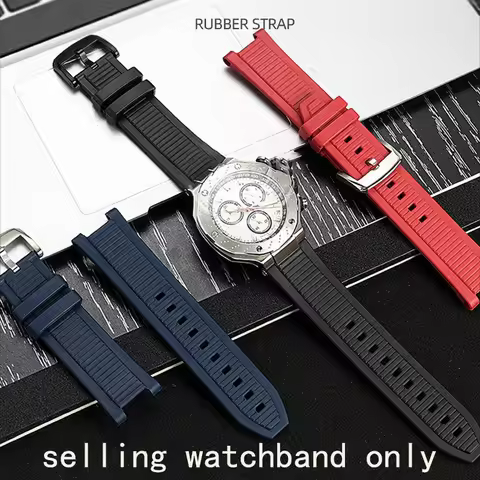 For Tissot T141 racing MotoGP series T141.417 soft rubber watch strap accessories waterproof wristba