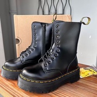 🌈 正貨原盒 🌈 Dr.martens1460 Jadon系列 厚底十孔側拉鍊馬丁靴 男女同款 黑色
