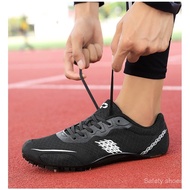 Ready Stock Men Women Same Style Track and Field Shoes Youth Body Test Shoes Running Spikes Spikes S