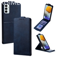 Vertical Flip Leather Case for Samsung Galaxy A52s A52 A73 M13 M52 A13 A23 A33 A53 5G Flip Cover Car