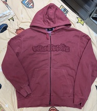 What It Isn't (Mark Gonzales) 紅色連帽拉鍊衛衣外套