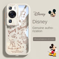 for Huawei P60 Art P60 P50 P40 P30 Pro P40 Plus Cartoon Fun Letter Style Disney Mickey Minnie