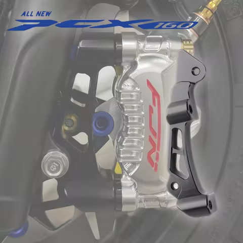 For Honda PCX160 PCX 160 CNC Aluminum Front Disc Brake Caliper Support Bracket 4Pot Brembo