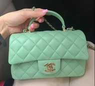 Chanel Classic mini flap top handle