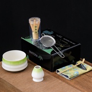 Matcha7Matcha Bowl Set Matcha Brush Holder Matcha Spoon Stainless Steel Sieve Matcha Tool Set Matcha