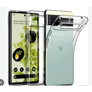 Transparent Silicone Case for Google Pixel 6 Pro, Pixel 6, Pixel 6A, Pixel 7, Pixel 7 Pro