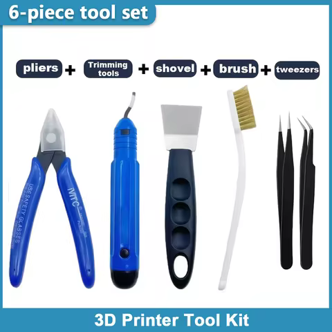 3D Printing Tools, Various Types Tools, Scissors, Cleaning Needles, Tweezers, Pliers, Deburring Kits