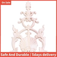 1X Rubber Wood Carved Applique Vintage Furniture